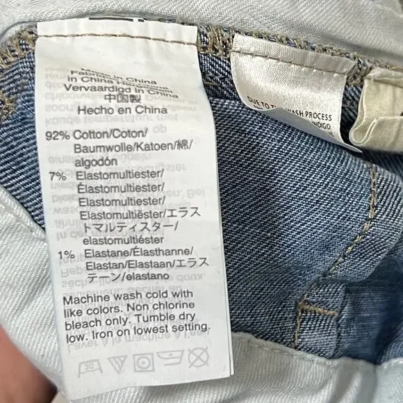 Madewell Paperbag Wide Leg Crop Jeans 27 Bygrove Wash - Picture 4 of 5